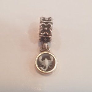 Genuine Pandora Charm Bead Cameo Scorpio (RETIRED)